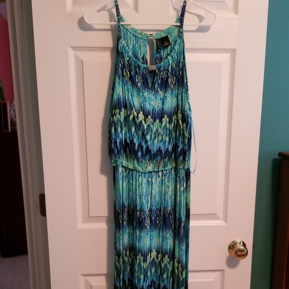 Multi colored maxi dress